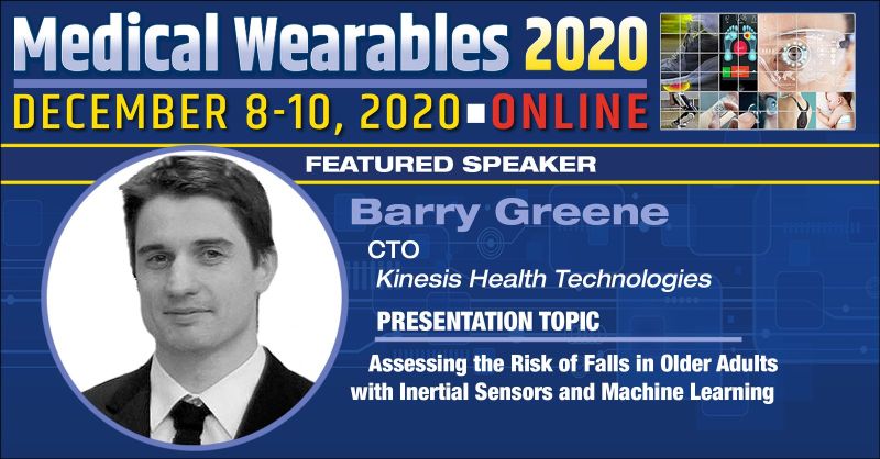 Kinesis CTO speaking at Medical Wearables 2020